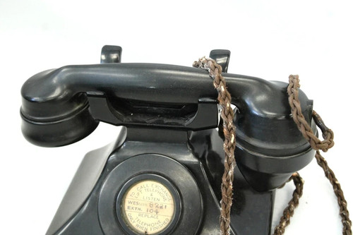 Vtg 1930 black bakelite - vtg,
