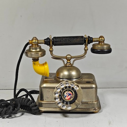 Antique rotary telephone - antique,